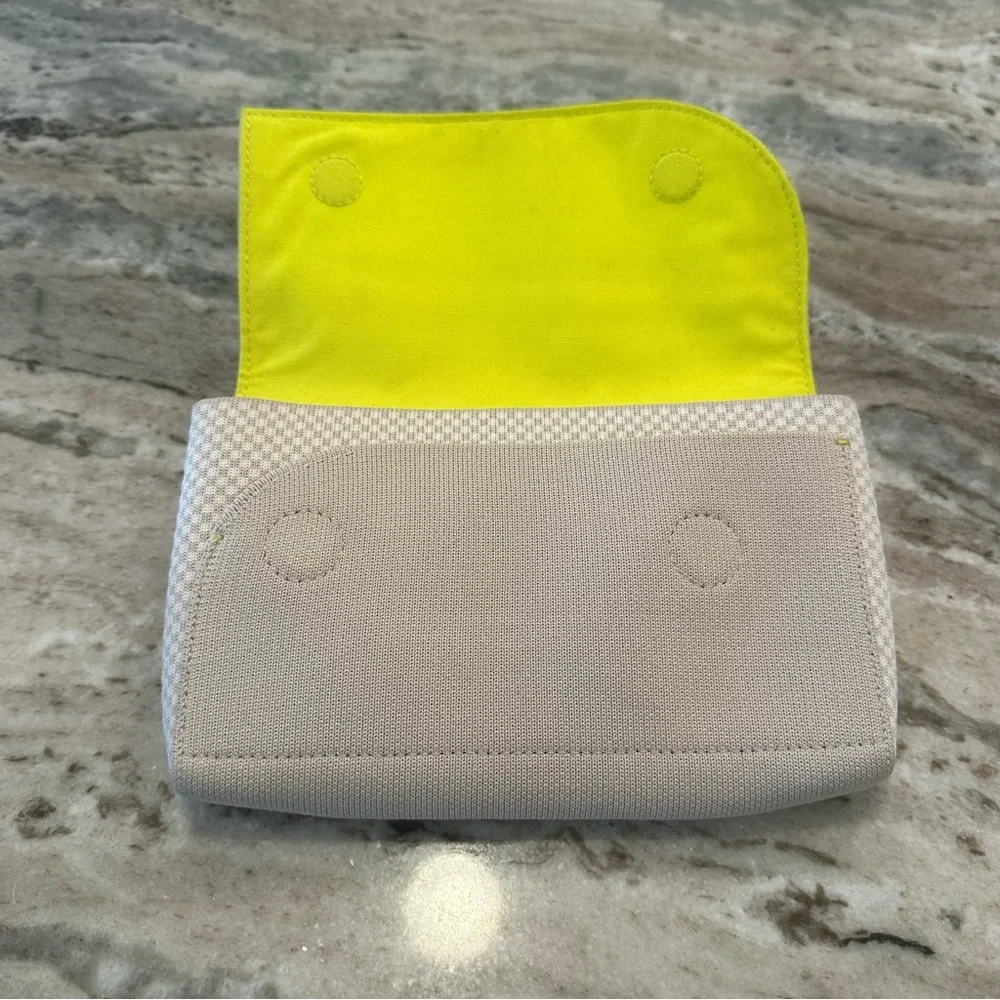 Rothy’s Belt Bag Cream with Neon Interior - Picture 3 of 5